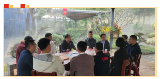 市城管局领导关心协会，与协会理事长单位成员进行热切座谈交流