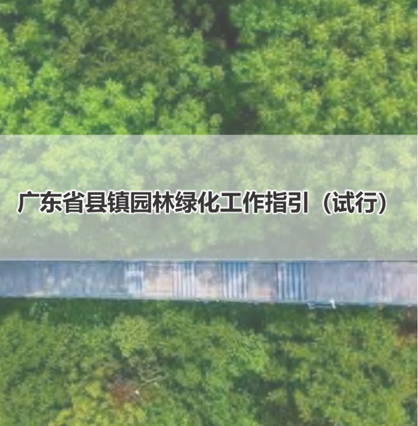 《省县镇园林绿化工作指引》来咯！“百千万工程”，园林人可以这样做！